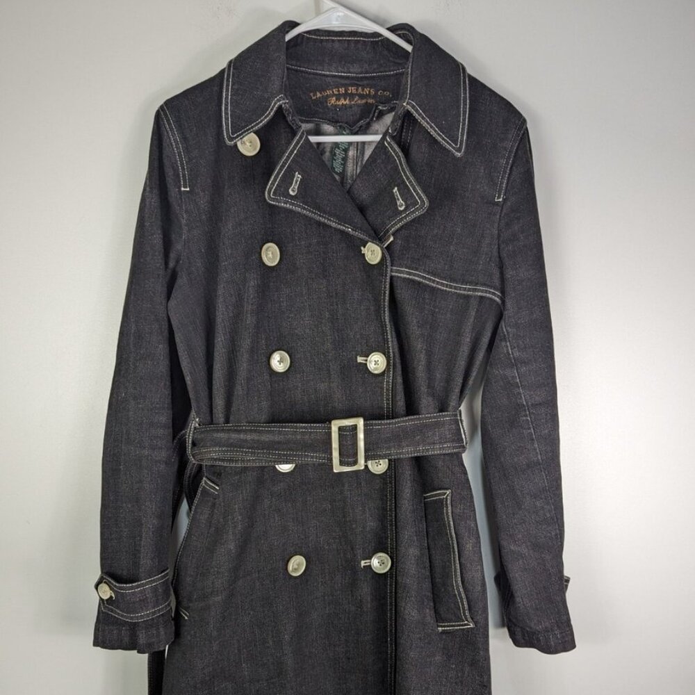 Ralph Lauren Black Trench Coat-NWT